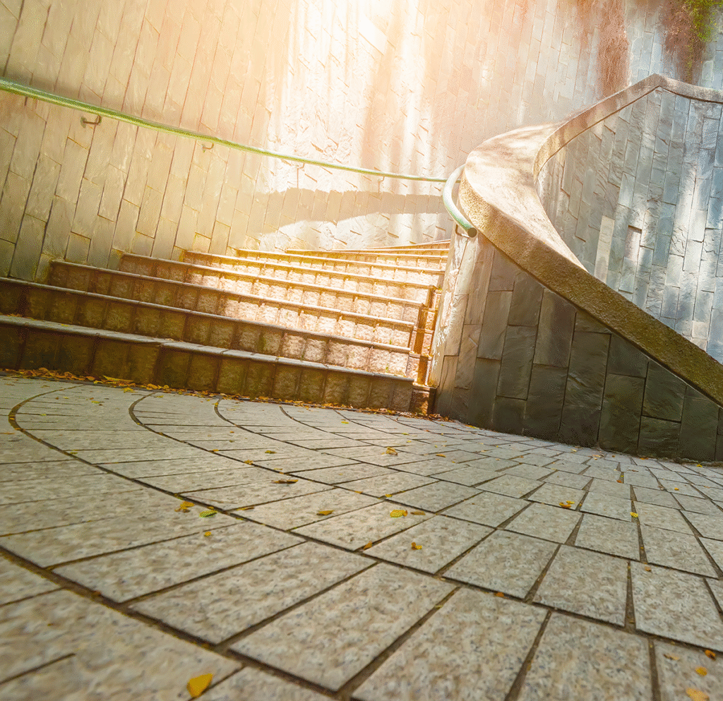 concrete step installation design