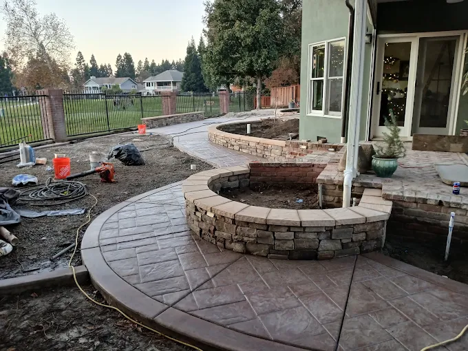 concrete patio design