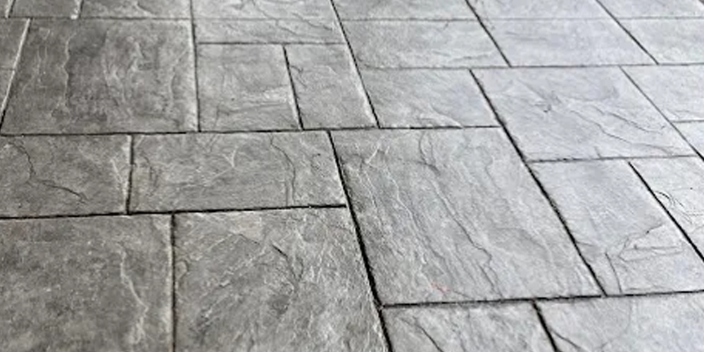 stamped concrete design